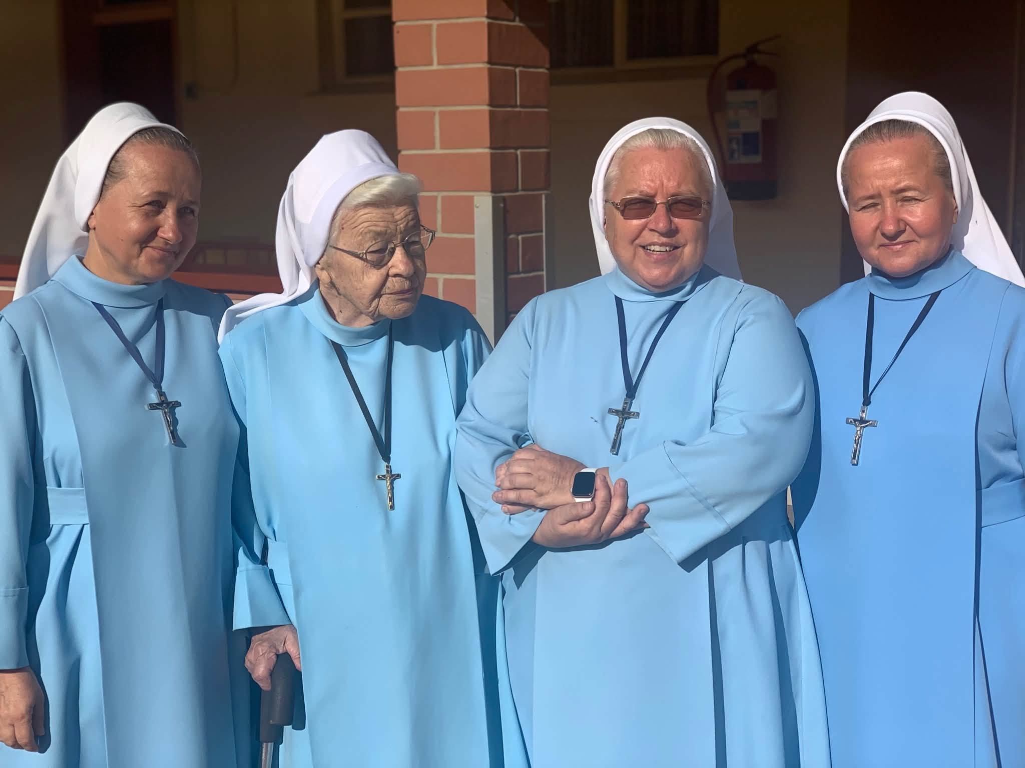 Sister Jolanta with fellow Sisters