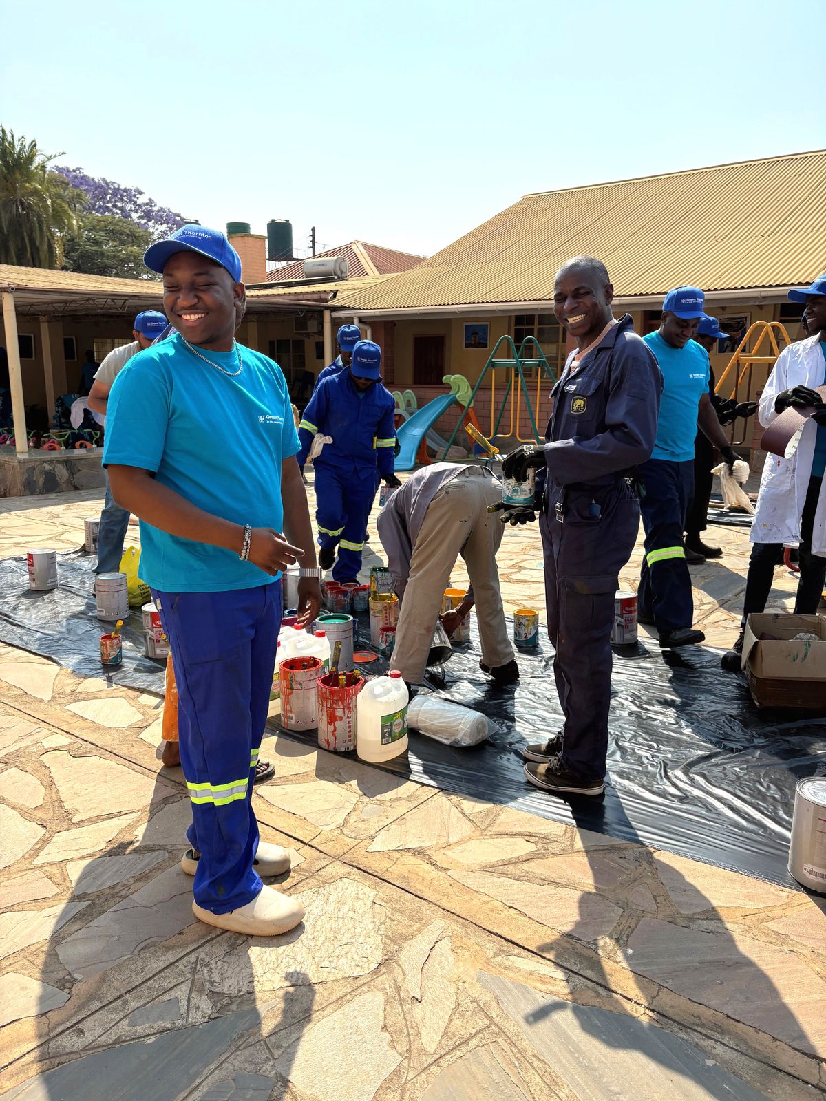 Grant Thornton Zambia volunteers